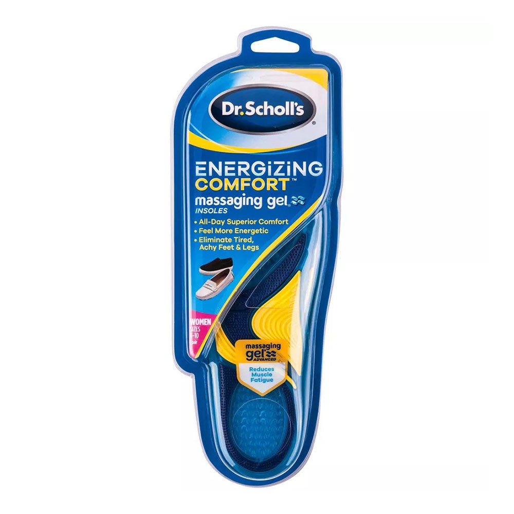 Dr Scholls Comfort And Energy Massaging Gel Advanced Insoles For Women, Size 6-10, 1 Pair